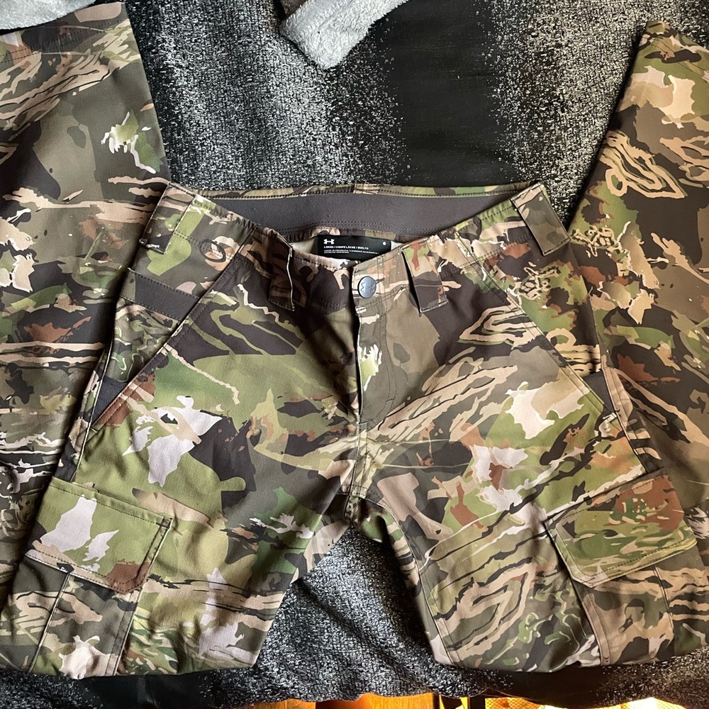 under armor storm camo hunting pants